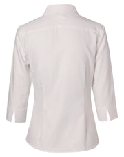 Women's Mini Herringbone 3/4 Sleeve Shirt