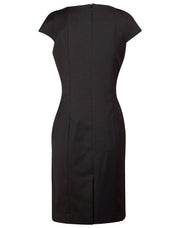 Ladies' Wool Blend Stretch Cap Sleeve Dress