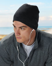 Acrylic Knitted Marl Beanie
