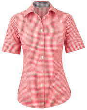 Women's Gingham Check S/S Shirt