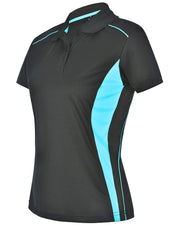 Ladies' Cooldry S/S Contrast Interlock Polo