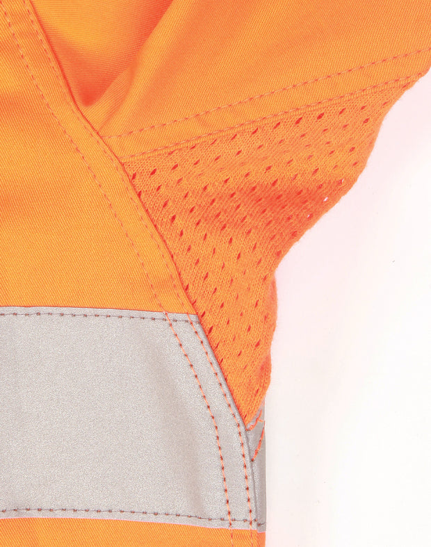 Hi-Vis Cool-Breeze Safety L/S Shirt (Generic Tape)