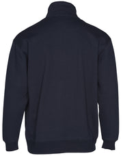 1/2 zip collar fleecy sweat