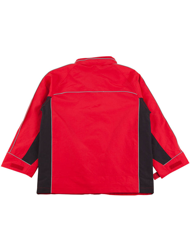 3 in 1 Jacket, silver relective piping