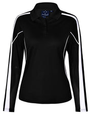 Ladies' TrueDry Long Sleeve Polo