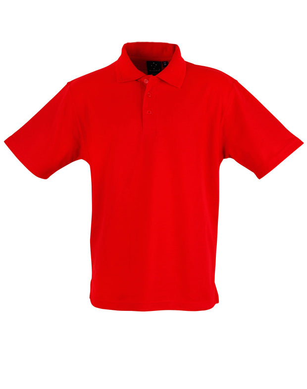 Unisex poly/cotton pique S/L
