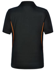 Kids' Cooldry S/S Contrast Interlock Polo