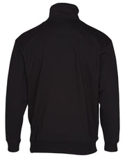 1/2 zip collar fleecy sweat