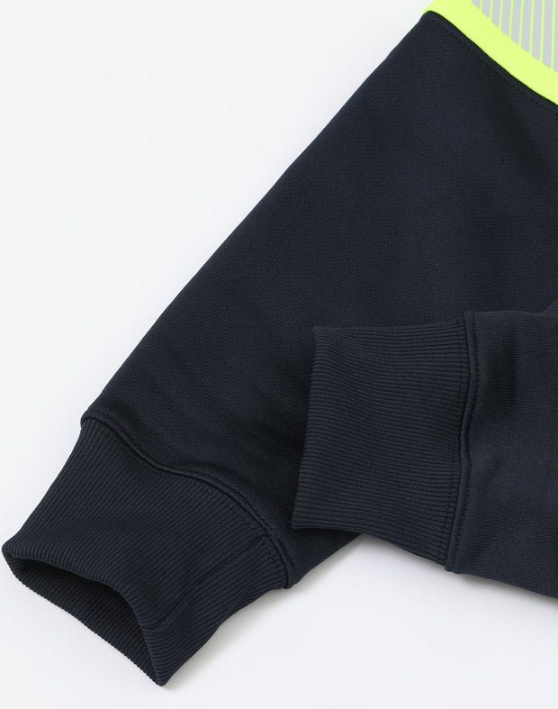 Hi-Vis Two Tone Safety Hoodie With Segmented Tapes