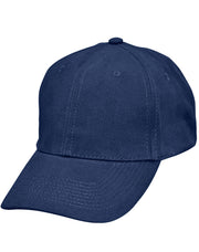 Heavy brushed cotton cap buckle on back