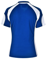 Ladies' Cooldry Contrast Polo With Sleeve Panel