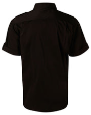 Men's Short Sleeve Military Shirt