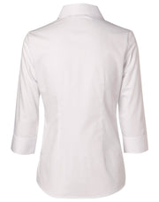 Women's Cotton/Poly Stretch 3/4 Sleeve Shirt