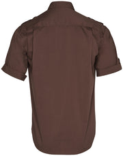 Men's Short Sleeve Military Shirt