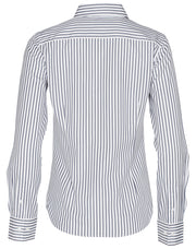 Women's Sateen Stripe L/S Shirt