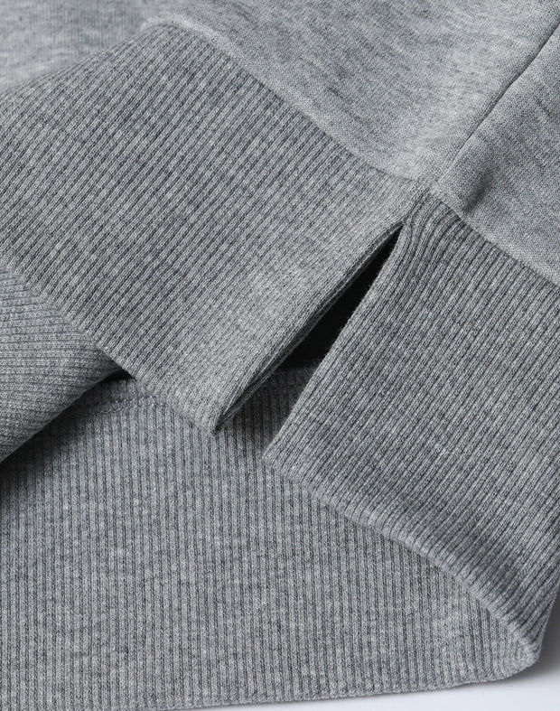 Unisex Airlayered CVC Crew Neck Sweater