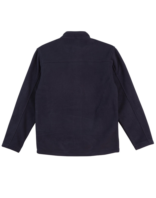 Mens bonded P/F full zip jacket