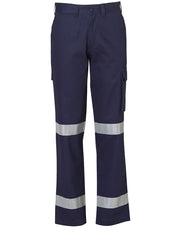 Ladies' Heavy Cotton Pre-Shrunk Drill Pant with 3M Tape