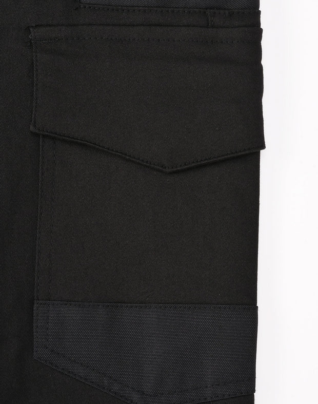 Unisex Cotton Stretch Drill Cuffed Work Pants