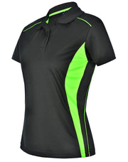 Ladies' Cooldry S/S Contrast Interlock Polo