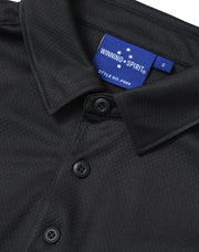 Men's Sustainable Jacquard Knit S/S Polo