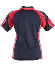 Ladies' Cooldry Contrast Polo With Sleeve Panel