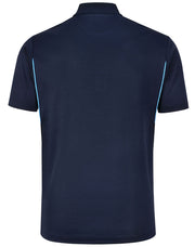 Men's Sustainable Poly/Cotton Contrast S/S Polo