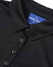 Ladies' Sustainable Jacquard Knit S/S Polo