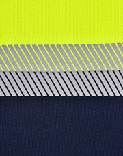 Unisex Cooldry Segmented Safety L/S Polo