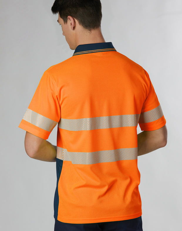 Unisex Cooldry Segmented Safety S/S Polo