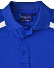 Men's Sustainable Poly/Cotton Contrast S/S Polo