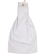 Golf towel eyelet hook 38 x 65 cm