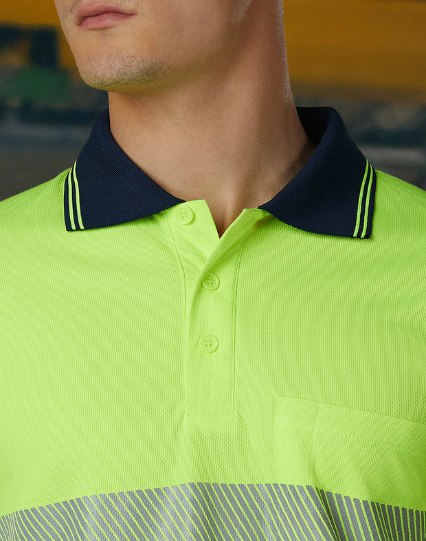 Unisex Cooldry Segmented Safety S/S Polo