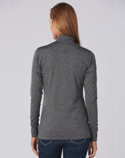 Ladies' Half Zip L/S Sweat Top
