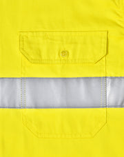 Hi-Vis Cool-Breeze Safety L/S Shirt (Generic Tape)
