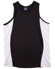 Kid's truedry contrast mesh singlet