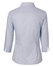 Women's Fine Stripe 3/4 Sleeve Shirt
