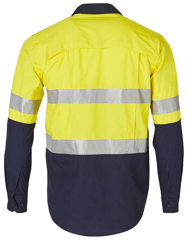 Hi-Vis Cotton Rip-Stop L/S Shirt 3M Tape