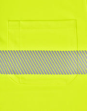 Unisex Cooldry Segmented Safety S/S Polo