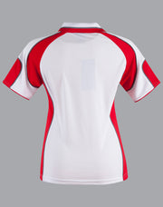 Ladies' Cooldry Contrast Polo With Sleeve Panel