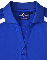 Ladies' Sustainable Poly/Cotton Contrast S/S Polo