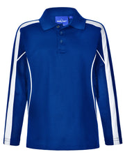 Kids' TrueDry Long Sleeve Polo