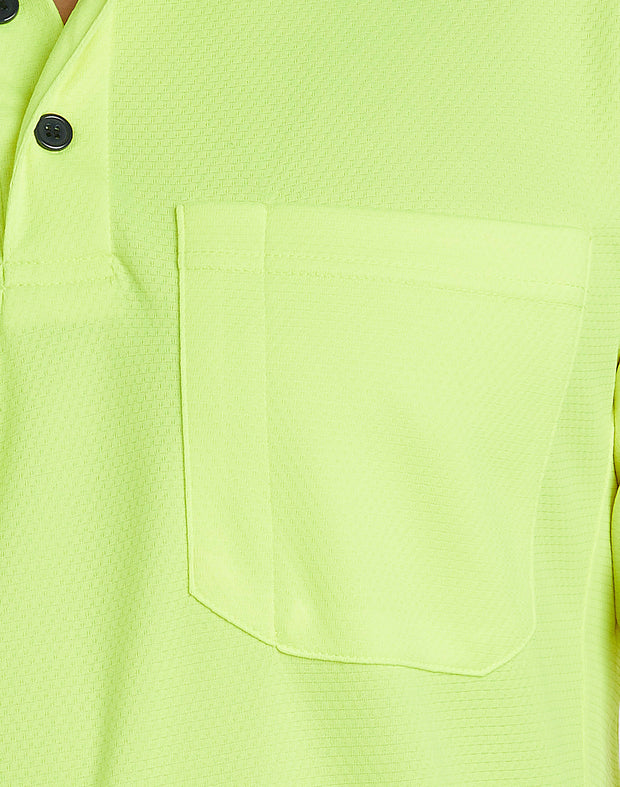 Unisex Hi-Vis Bamboo Charcoal S/S Polo