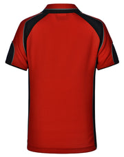 Kid's Cooldry Contrast Polo With Sleeve Panel