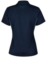 Ladies' Cooldry S/S Contrast Interlock Polo
