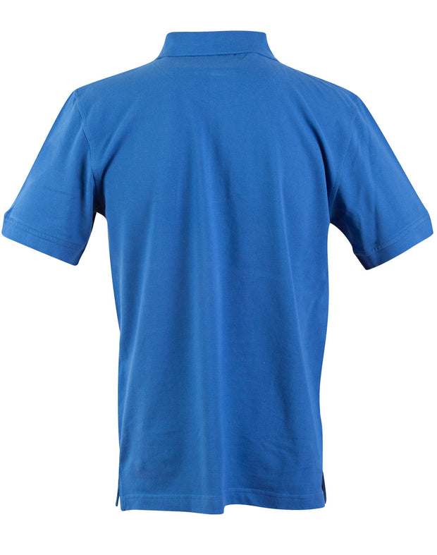 mens S/S pique polo