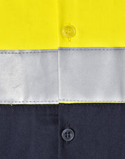 Hi-Vis Cool-Breeze Safety L/S Shirt (Generic Tape)