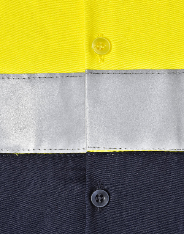 Hi-Vis Cool-Breeze Safety L/S Shirt (Generic Tape)
