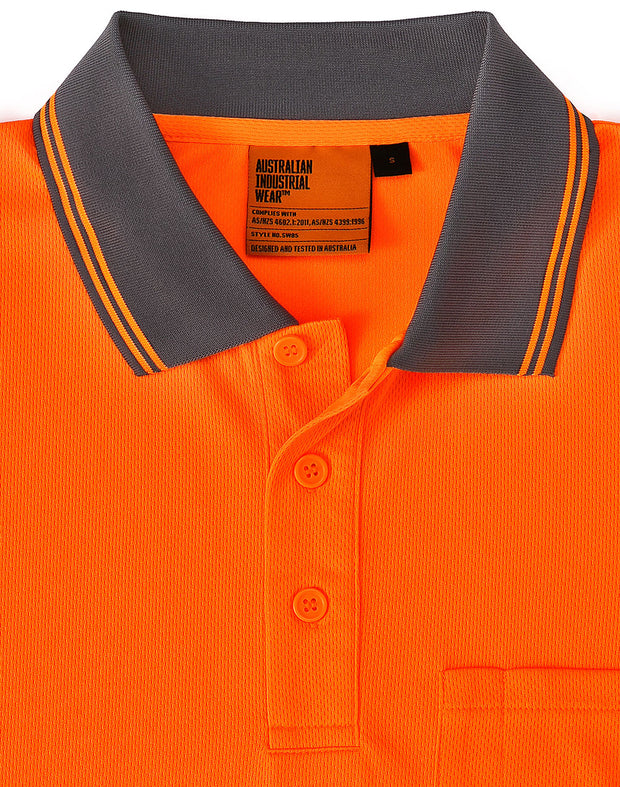 Unisex Cooldry Segmented Safety S/S Polo
