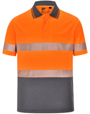 Unisex Cooldry Segmented Safety S/S Polo